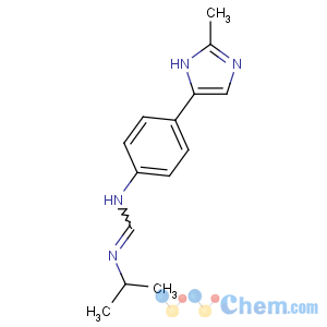 CAS No:96153-56-9 N-[4-(2-methyl-1H-imidazol-5-yl)phenyl]-N'-propan-2-ylmethanimidamide