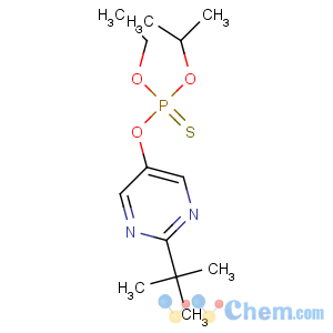 CAS No:96182-53-5 (2-tert-butylpyrimidin-5-yl)oxy-ethoxy-propan-2-yloxy-sulfanylidene-λ