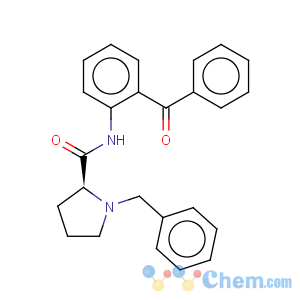 CAS No:96293-17-3 2-Pyrrolidinecarboxamide,N-(2-benzoylphenyl)-1-(phenylmethyl)-, (2S)-