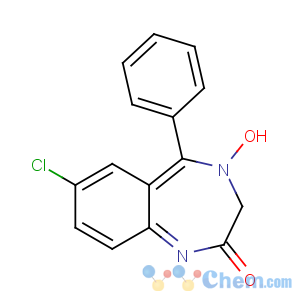 CAS No:963-39-3 7-chloro-4-hydroxy-5-phenyl-3H-1,4-benzodiazepin-2-one