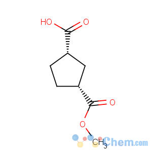 CAS No:96443-42-4 1,3-Cyclopentanedicarboxylicacid, 1-methyl ester, (1R,3S)-