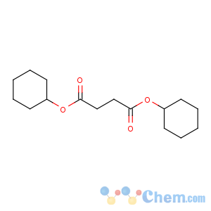 CAS No:965-40-2 Butanedioic acid,1,4-dicyclohexyl ester