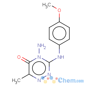 CAS No:96546-24-6 4-Amino-3-(4-methoxyanilino)-6-methyl-4,5-dihydro-1,2,4-triazin-5-one