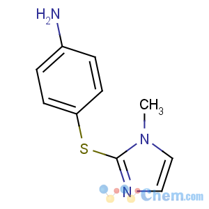 CAS No:96591-94-5 4-(1-methylimidazol-2-yl)sulfanylaniline