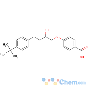 CAS No:96609-16-4 4-[4-(4-tert-butylphenyl)-2-hydroxybutoxy]benzoic acid