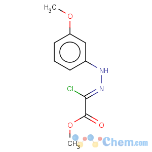 CAS No:96722-47-3 Acetic acid,2-chloro-2-[2-(3-methoxyphenyl)hydrazinylidene]-, methyl ester