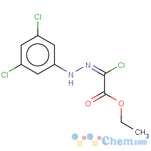 CAS No:96722-61-1 Acetic acid,2-chloro-2-[2-(3,5-dichlorophenyl)hydrazinylidene]-, ethyl ester