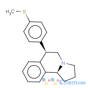 CAS No:96795-89-0 (6R,10bS)-rel-1,2,3,5,6,10b-Hexahydro-6-[4-(methylthio)phenyl]-pyrrolo[2,1-a]isoquinoline