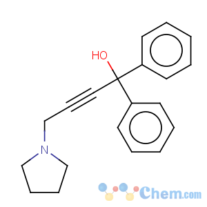 CAS No:968-63-8 Benzenemethanol, a-phenyl-a-[3-(1-pyrrolidinyl)-1-propyn-1-yl]-