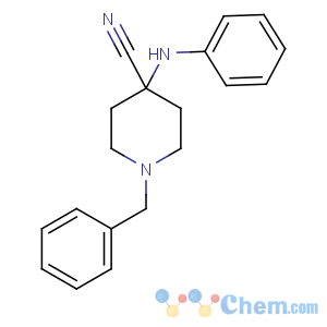 CAS No:968-86-5 4-anilino-1-benzylpiperidine-4-carbonitrile