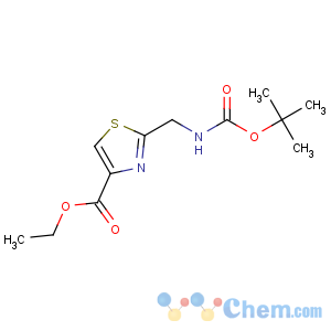 CAS No:96929-05-4 ethyl<br />2-[[(2-methylpropan-2-yl)oxycarbonylamino]methyl]-1,<br />3-thiazole-4-carboxylate