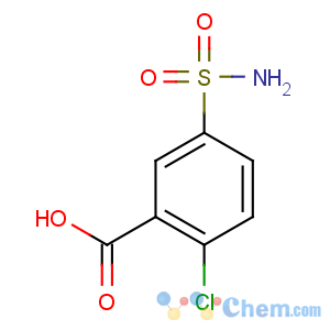 CAS No:97-04-1 2-chloro-5-sulfamoylbenzoic acid