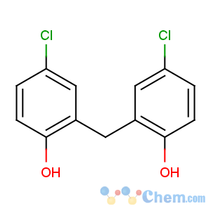 CAS No:97-23-4 4-chloro-2-[(5-chloro-2-hydroxyphenyl)methyl]phenol