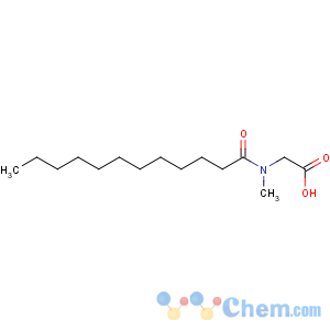 CAS No:97-78-9 2-[dodecanoyl(methyl)amino]acetic acid