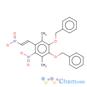 CAS No:97073-51-3 Benzene,1,4-dimethyl-2-nitro-3-(2-nitroethenyl)-5,6-bis(phenylmethoxy)-