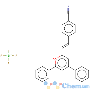 CAS No:97248-22-1 (E)-2-(2-(4-Cyanophenyl)ethenyl)-4,6-diphenylpyrrilium tetrafluoroborate