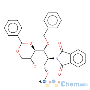 CAS No:97276-96-5 b-D-Glucopyranoside, methyl2-deoxy-2-(1,3-dihydro-1,3-dioxo-2H-isoindol-2-yl)-3-O-(phenylmethyl)-4,6-O-(phenylmethylene)-