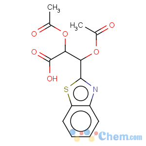 CAS No:97338-86-8 2-Benzothiazolepropanoicacid, a,b-bis(acetyloxy)-
