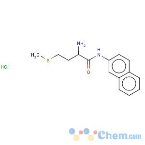 CAS No:97405-58-8 Butanamide,2-amino-4-(methylthio)-N-2-naphthalenyl-, hydrochloride (1:1)