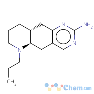 CAS No:97466-90-5 Pyrido[2,3-g]quinazolin-2-amine,5,5a,6,7,8,9,9a,10-octahydro-6-propyl-, (5aR,9aR)-