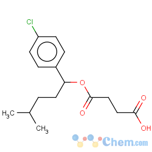 CAS No:97492-93-8 Butanedioic acid,1-[1-(4-chlorophenyl)-4-methylpentyl] ester