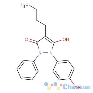 CAS No:975-18-8 4-butyl-5-hydroxy-1-(4-hydroxyphenyl)-2-phenylpyrazol-3-one