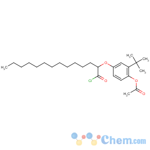 CAS No:97516-17-1 Tetradecanoyl chloride,2-[4-(acetyloxy)-3-(1,1-dimethylethyl)phenoxy]-