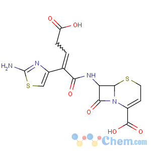 CAS No:97519-39-6 (6R,7R)-7-[[(Z)-2-(2-amino-1,<br />3-thiazol-4-yl)-4-carboxybut-2-enoyl]amino]-8-oxo-5-thia-1-azabicyclo[4.<br />2.0]oct-2-ene-2-carboxylic acid