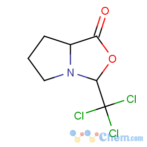 CAS No:97538-67-5 (3R,7aS)-3-(trichloromethyl)-5,6,7,7a-tetrahydro-3H-pyrrolo[1,2-c][1,<br />3]oxazol-1-one
