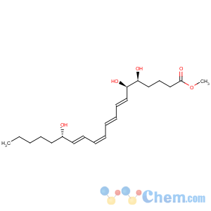 CAS No:97643-35-1 7,9,11,13-Eicosatetraenoicacid, 5,6,15-trihydroxy-, methyl ester, (5S,6R,7E,9E,11Z,13E,15S)-
