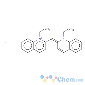 CAS No:977-96-8 Quinolinium,1-ethyl-2-[(1-ethyl-2(1H)-quinolinylidene)methyl]-, iodide (1:1)