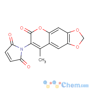 CAS No:97744-90-6 1-(8-methyl-6-oxo-[1,3]dioxolo[4,5-g]chromen-7-yl)pyrrole-2,5-dione