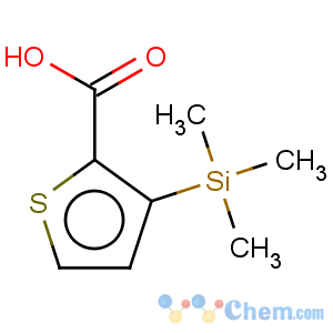 CAS No:97759-90-5 2-Thiophenecarboxylicacid, 3-(trimethylsilyl)-