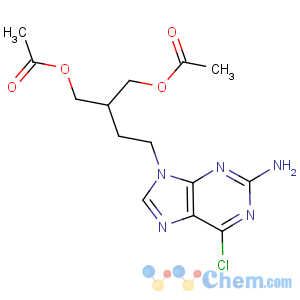 CAS No:97845-60-8 [2-(acetyloxymethyl)-4-(2-amino-6-chloropurin-9-yl)butyl] acetate