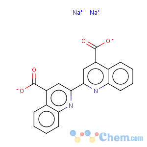 CAS No:979-88-4 2,2'-Biquinoline-4,4-dicarboxylic acid disodium salt