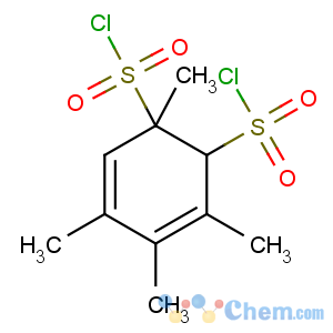 CAS No:97997-76-7 1,3,4,5-tetramethylcyclohexa-3,5-diene-1,2-disulfonyl chloride