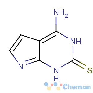 CAS No:98198-24-4 4-amino-1,3-dihydropyrrolo[2,3-d]pyrimidine-2-thione