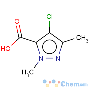CAS No:98198-65-3 1H-Pyrazole-5-carboxylicacid, 4-chloro-1,3-dimethyl-
