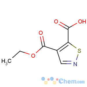 CAS No:98279-60-8 4-ethoxycarbonyl-1,2-thiazole-5-carboxylic acid