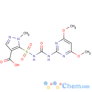 CAS No:98389-04-9 5-[(4,<br />6-dimethoxypyrimidin-2-yl)carbamoylsulfamoyl]-1-methylpyrazole-4-<br />carboxylic acid