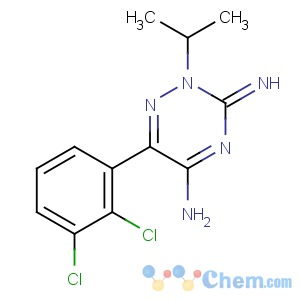 CAS No:98410-36-7 6-(2,3-dichlorophenyl)-3-imino-2-propan-2-yl-1,2,4-triazin-5-amine