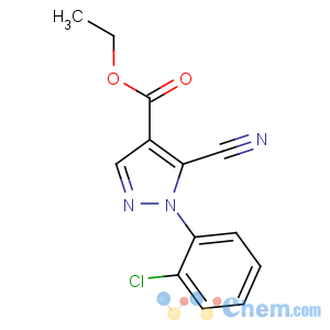 CAS No:98476-18-7 ethyl 1-(2-chlorophenyl)-5-cyanopyrazole-4-carboxylate