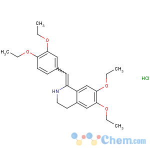 CAS No:985-12-6 (1Z)-1-[(3,4-diethoxyphenyl)methylidene]-6,7-diethoxy-3,<br />4-dihydro-2H-isoquinoline