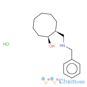 CAS No:98516-20-2 Cyclooctanol,2-[[(phenylmethyl)amino]methyl]-, hydrochloride, (1R,2R)-rel- (9CI)