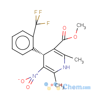 CAS No:98625-26-4 (4S)-1,4-Dihydro-2,6-dimethyl-5-nitro-4-(2-trifluoromethyl)phenyl)-3-pyridine carboxylic acid methylesther