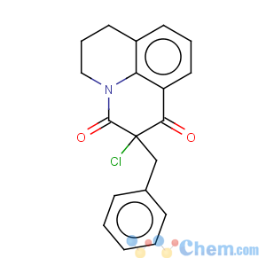 CAS No:98762-39-1 2-Benzyl-2-chloro-6,7-dihydro-5H-pyrido[3,2,1-ij]quinoline-1,3-dione