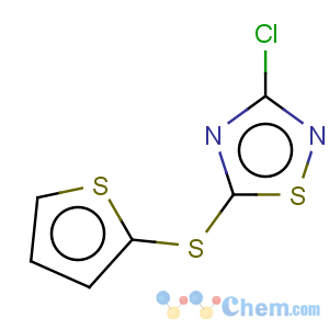 CAS No:98816-24-1 1,2,4-Thiadiazole,3-chloro-5-(2-thienylthio)-