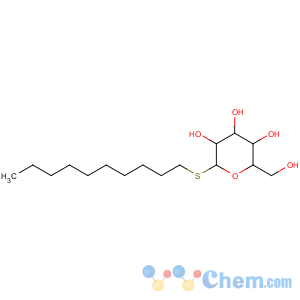 CAS No:98854-16-1 (2S,3R,4S,5S,6R)-2-decylsulfanyl-6-(hydroxymethyl)oxane-3,4,5-triol