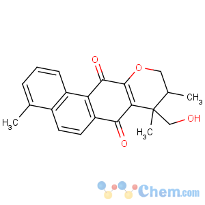 CAS No:98873-76-8 8-(hydroxymethyl)-4,8,9-trimethyl-9,10-dihydronaphtho[2,1-g]chromene-7,<br />12-dione