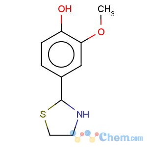 CAS No:98896-96-9 2-methoxy-4-thiazolidin-2-yl-phenol